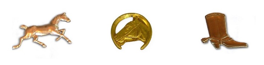 Equestrian Brass Stampings