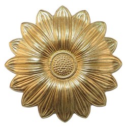 Huge Sunflower Brass Stamping