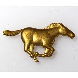 Large Mustang Brass Stamping