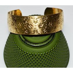 Solid Brass 3/4" Cuff With...