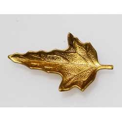 Large Oak Leaf Brass Stamping