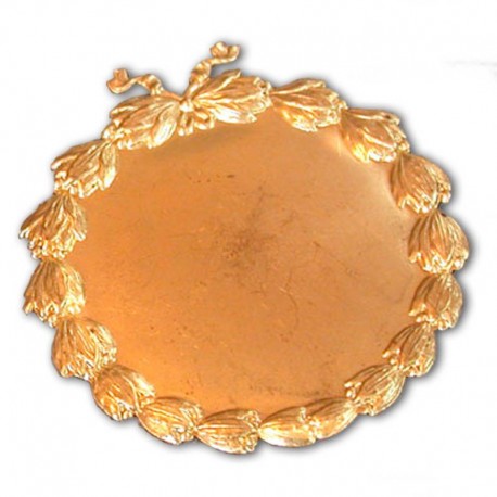 Large Holiday Wreath in solid brass Large Holiday Wreath in solid brass