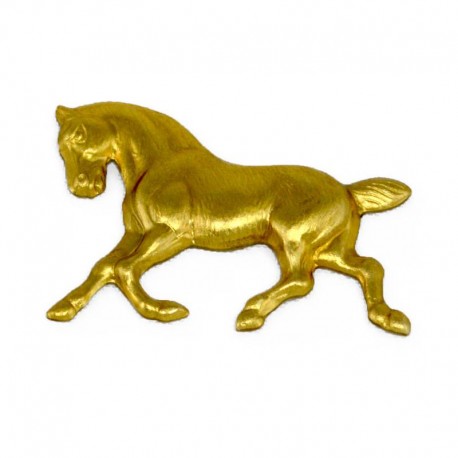 Medium Show Horse Brass Stamping Medium Show Horse Brass Stamping