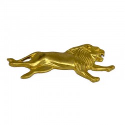 Medium Lion Brass Stamping