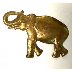 Large Elephant Brass Stamping