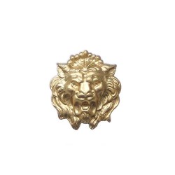 Lion Head Brass Stamping