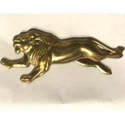 Large Lion Brass Stamping