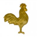 Large Rooster Brass Stamping