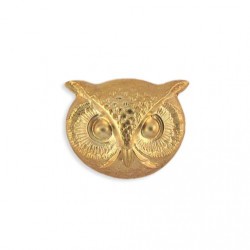 Medium Owl Brass Stamping