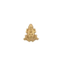 Smaller Frog Brass Stamping
