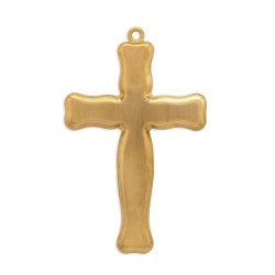 Large Plain Cross Brass...