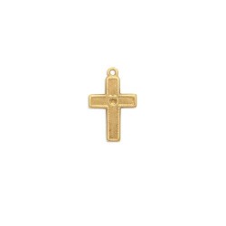 Small Detailed Cross Brass...