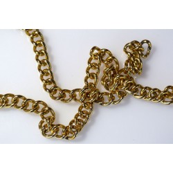 Gold Plated ID Bracelet Chain