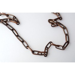 Elongated Link Copper Chain