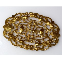 Large Oval Filigree in...