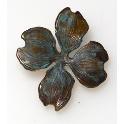 Patina Dogwood Art Piece...