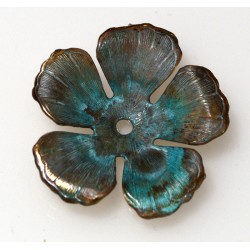 Sculptural Patina Floral...