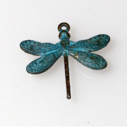 Delicate Patina Dragonfly...
